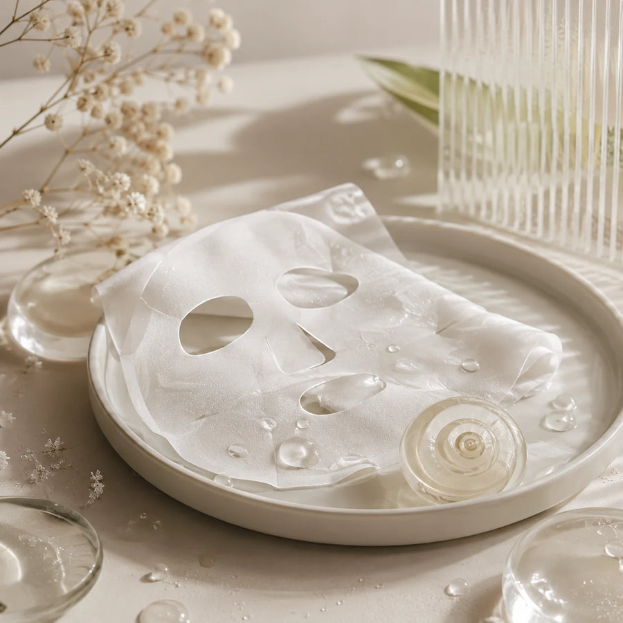 Koreai lapmaszkok fő összetevői: Centella, ceramid és csigamucin