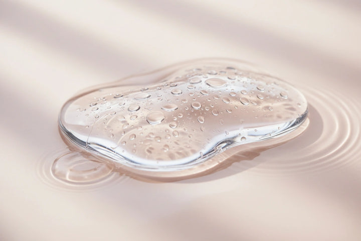 Hidratálást és nedvességmegkötést idéző skincare editorial száraz, vízhiányos bőrre – NUREVI